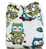 Adjustable Baby Cloth Diapers, Washable & Reusable, Waterproof Multi-Color, 3-13kg