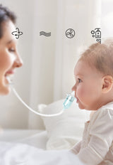 Silicone Baby Nasal Aspirator with Detachable Design and Adjustable Suction Power