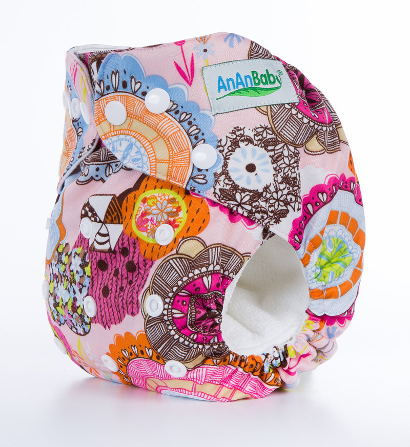 Soft Adjustable Cotton Baby Cloth Diapers - Comfortable & Breathable for Ages 0-3 Years