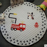 Explosion models Ins cotton car storage mat storage toy mats Round outing children climbing mat storage bag