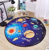 Explosion models Ins cotton car storage mat storage toy mats Round outing children climbing mat storage bag