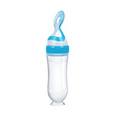 Silicone Baby Spoon Bottle Feeder - 120ml for Smooth Transition to Solid Foods